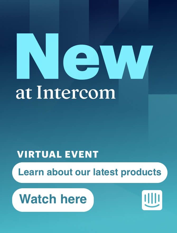 New at Intercom post-event - Vertical